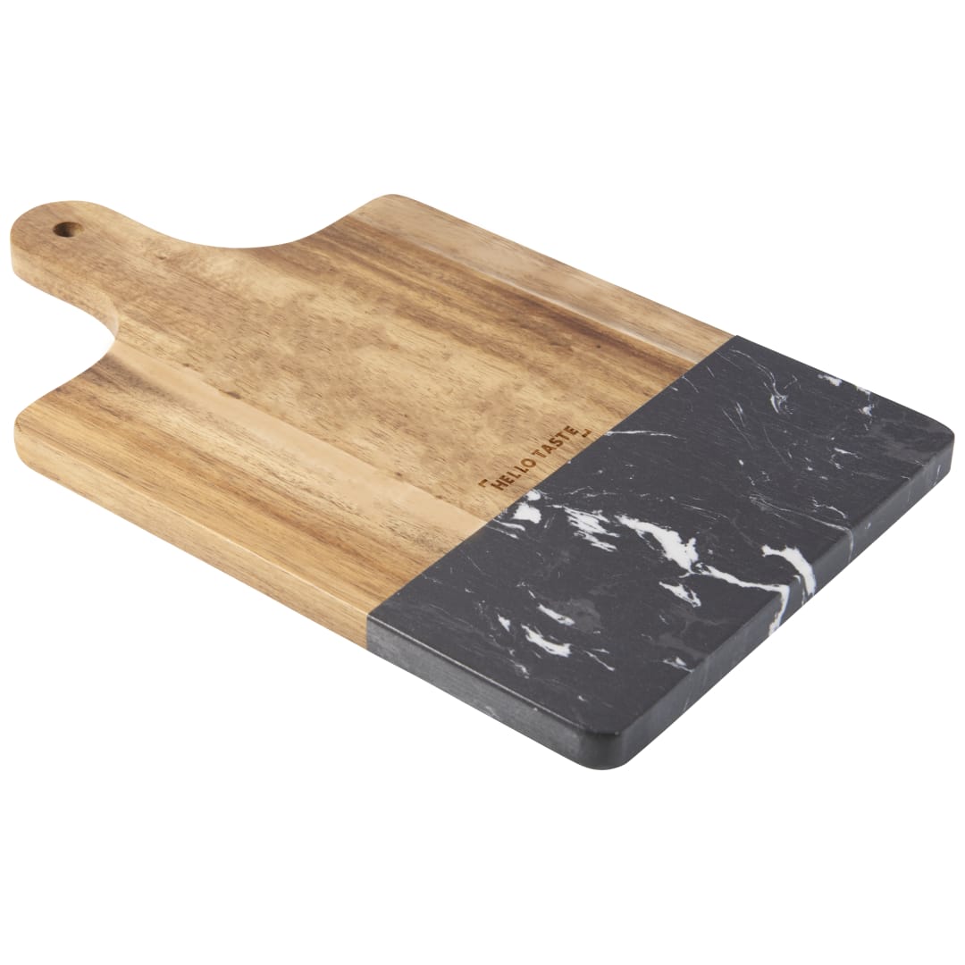 Black Marble and Wood Cutting Board 16
