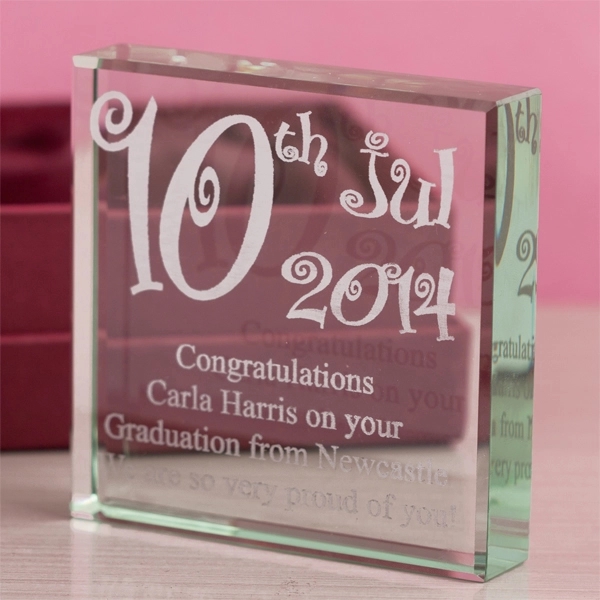 3d Laser Etched Crystal Paperweight 2