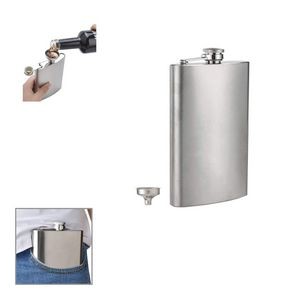 Stainless Steel Hip Flask With Tightly Sealed Cap 5