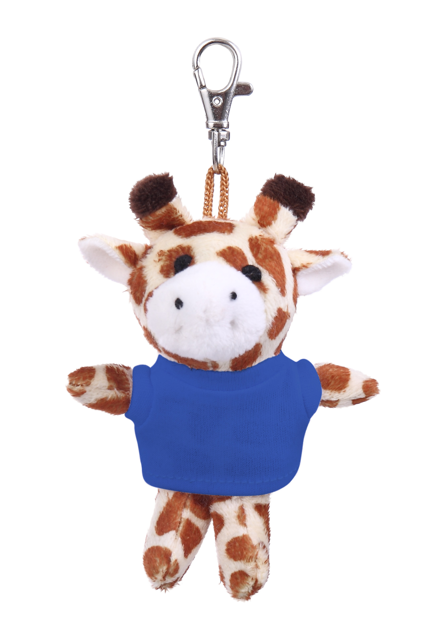 Soft Plush Giraffe Keychain with Tee 2