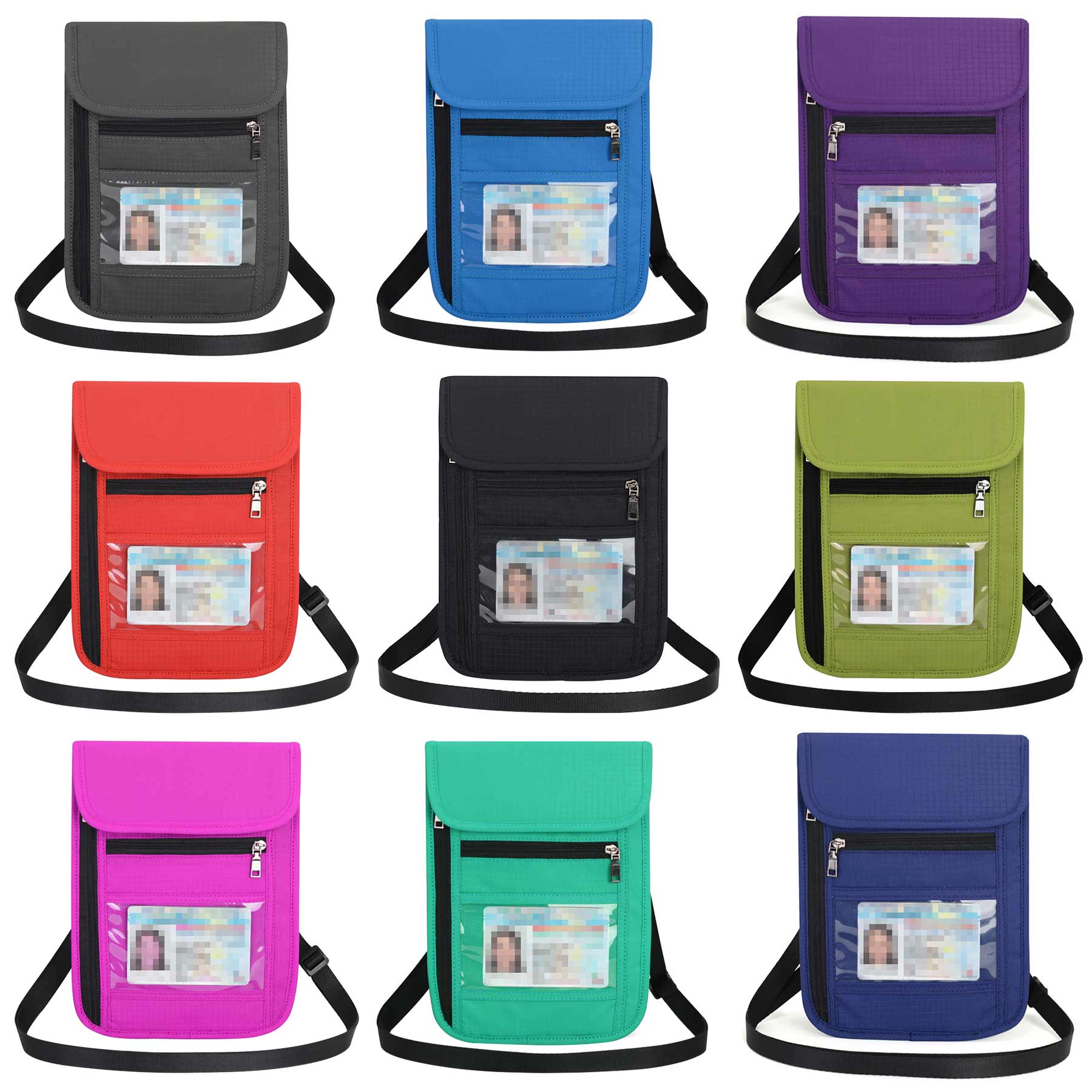 Neck Wallet Cards travelling Passport Holder 2