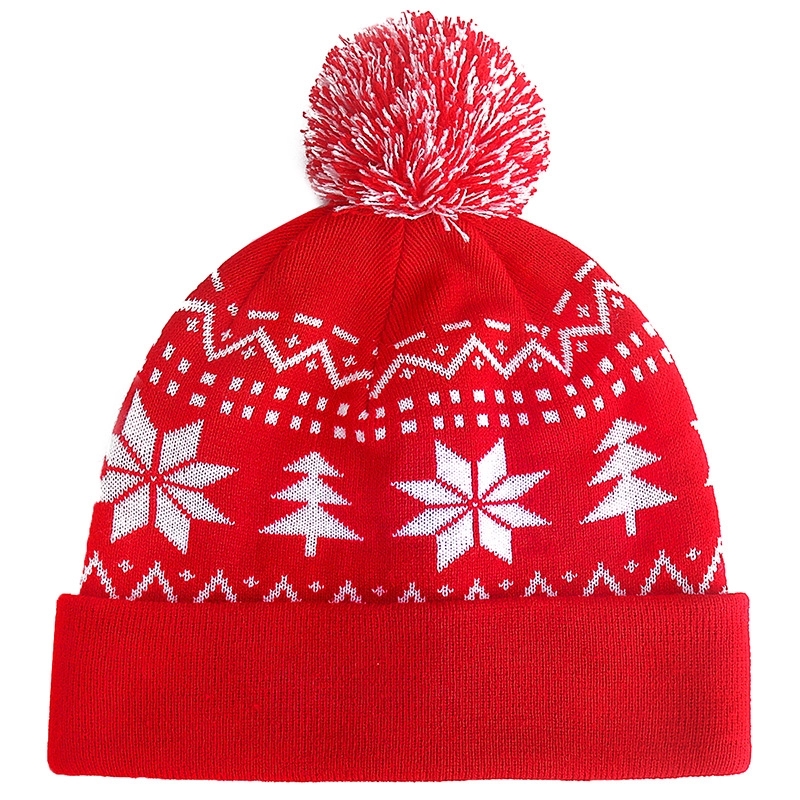Custom Christmas Hats Winter Knitted Caps Unisex 5