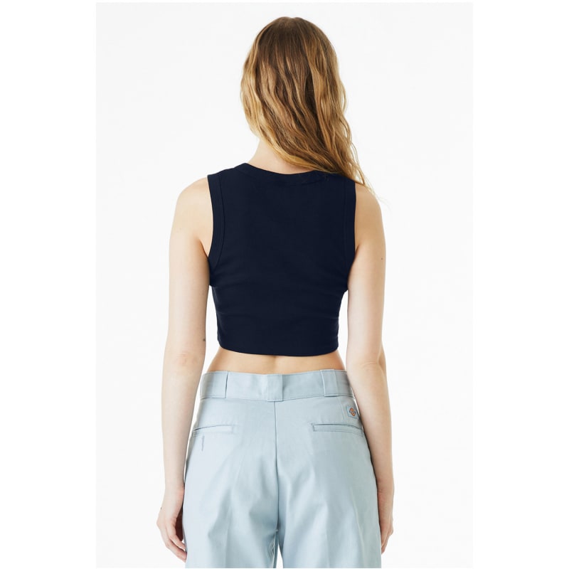 Bella + Canvas Ladies' Micro Rib Muscle Crop Tank 10