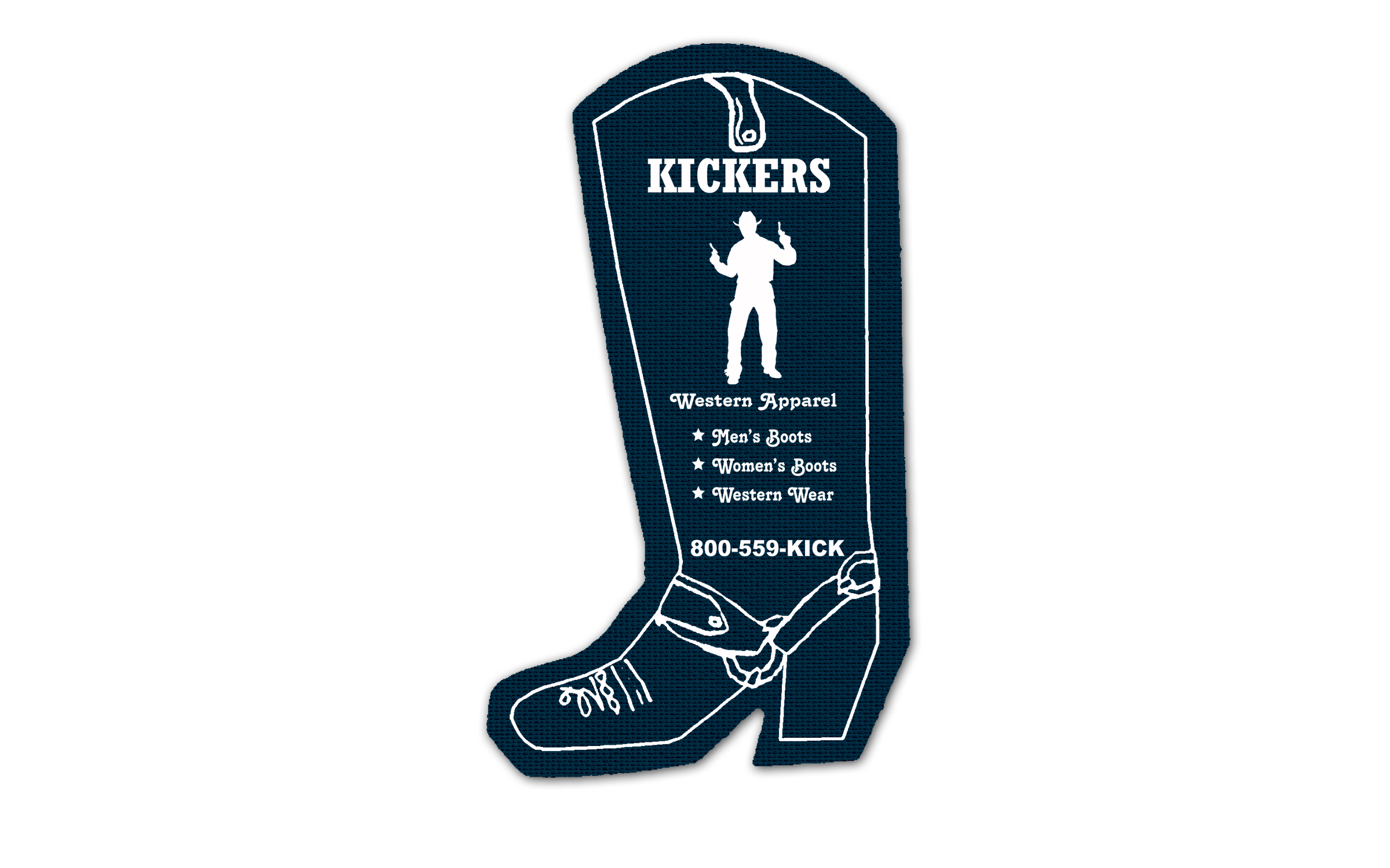 Cowboy Boot Rubber Jar Opener 81