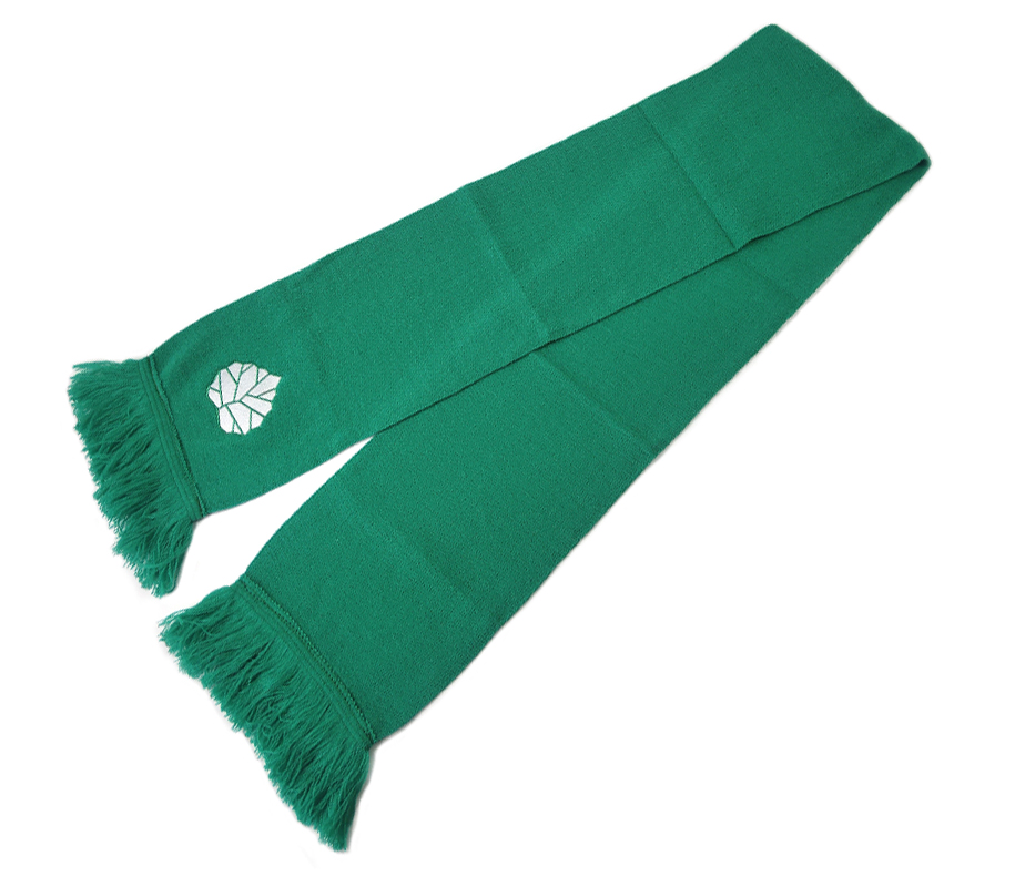 Knitted Acrylic Scarf With Tassel 1