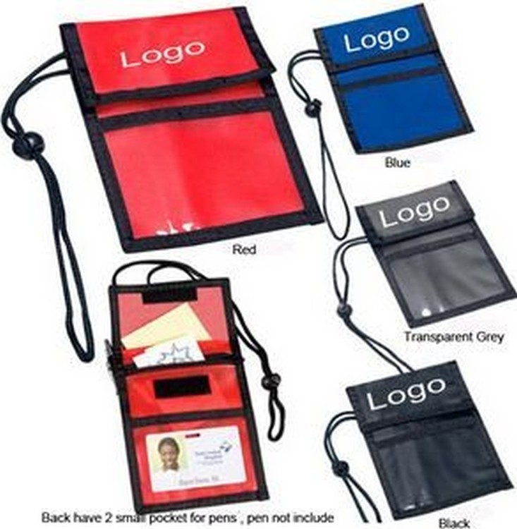 Nylon Neck Wallet/ Badge Holder 1
