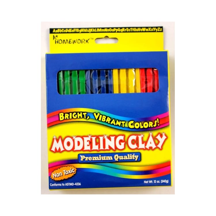 Modeling Clay - 4 Colors 12 oz 2