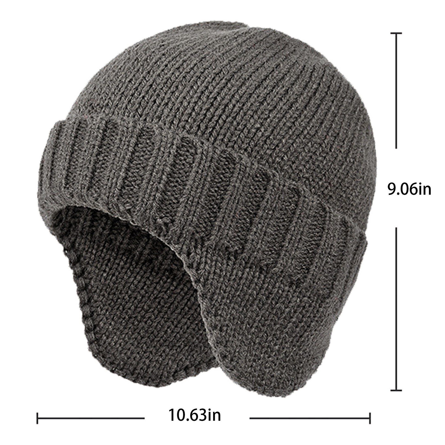 Winter Knitted Windproof Ear Protection Hat 2