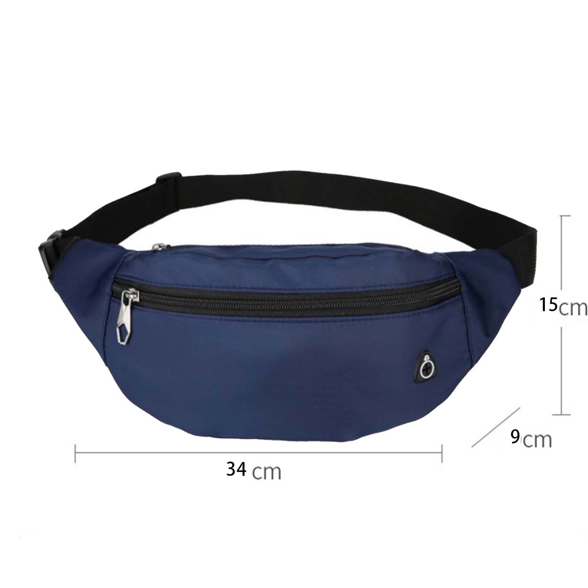 Cross Body Fanny Pack With Headphone Jack 7