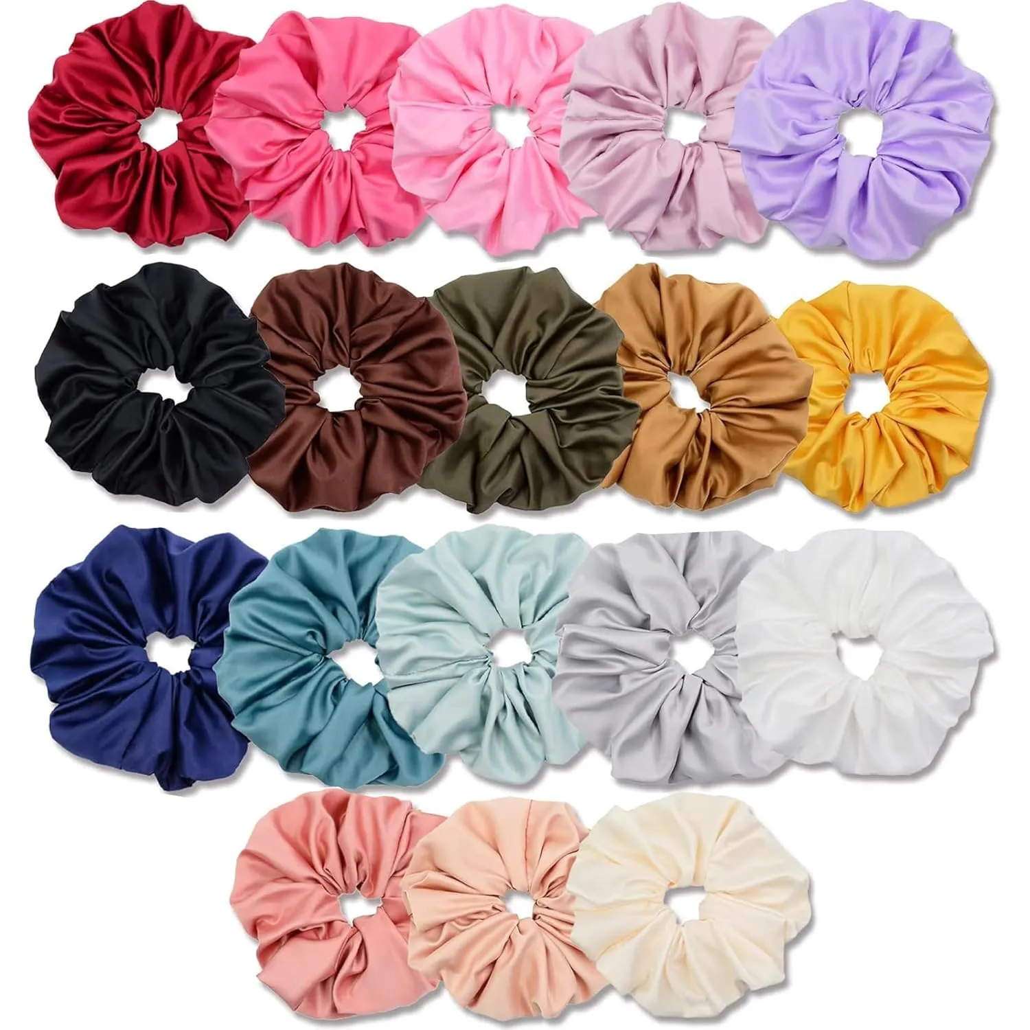 Full Color Scrunchie Hair Tie 6