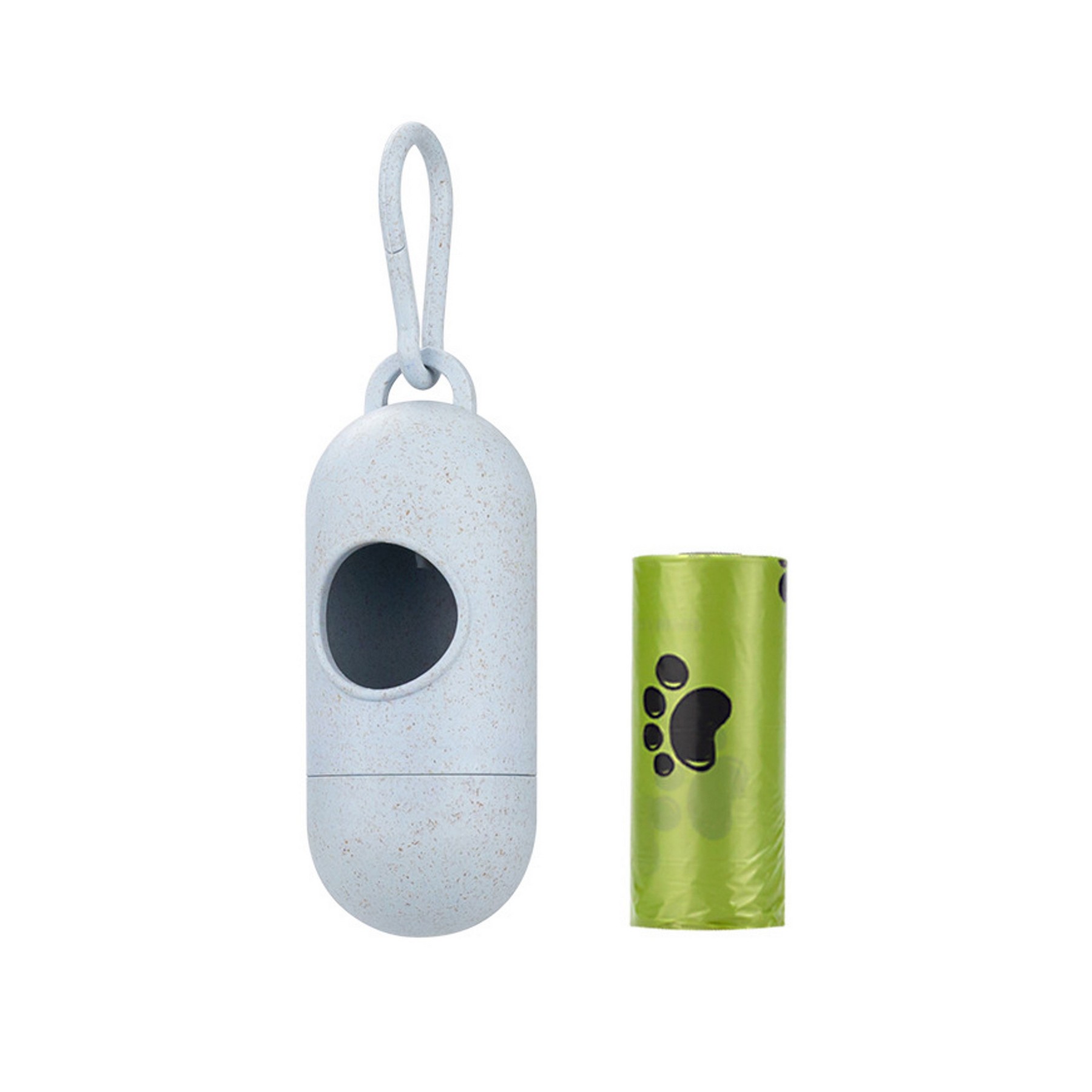 Dog Trash Bag with Wheat Straw Dispenser 11