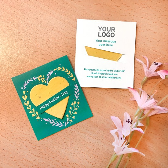 Mother's Day Mini Slot Cards With Plantable Heart 2