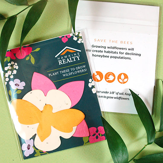 Double-Sided Wildflower Seed Paper Shape Packs 2