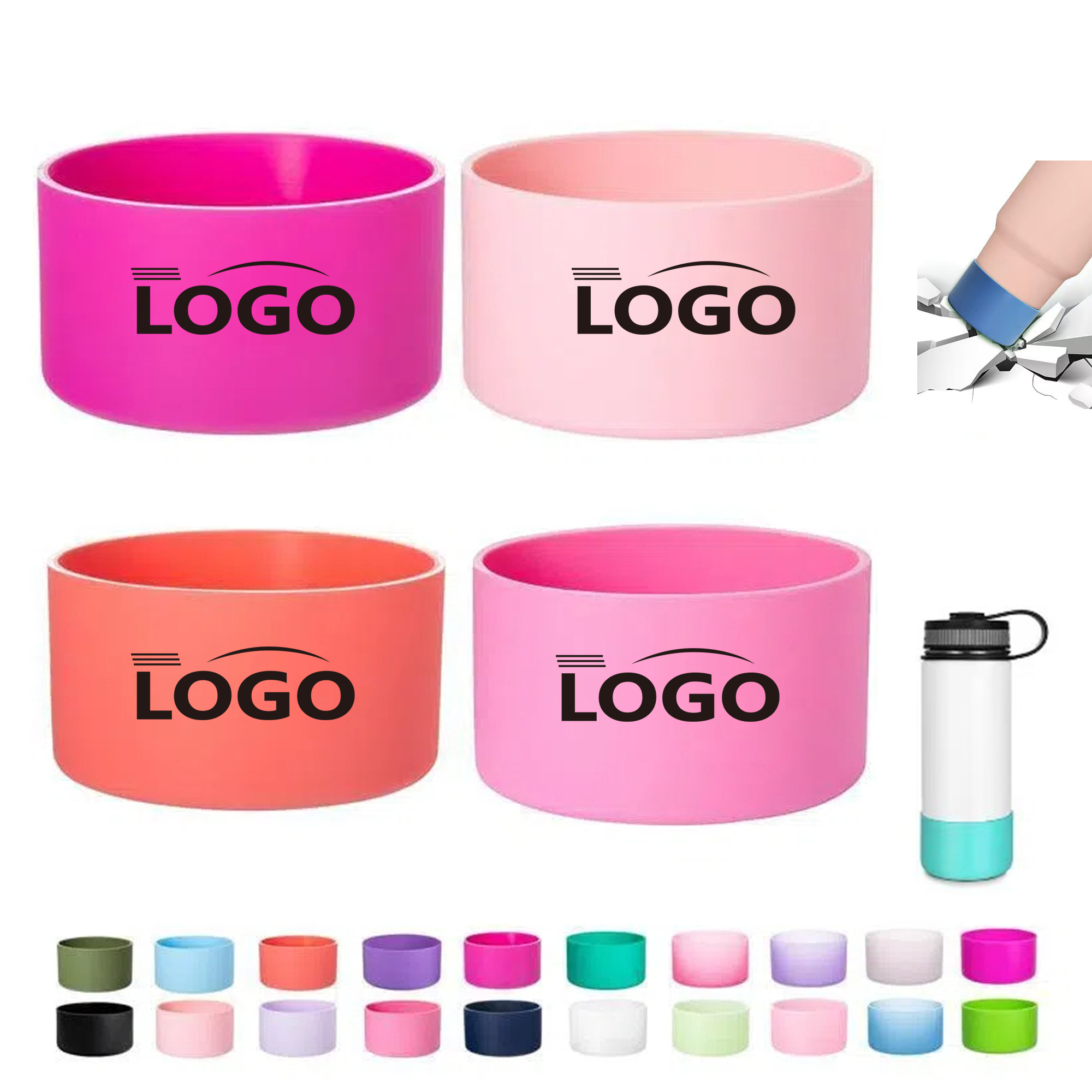 Silicone Cup Boots for Water Bottle MOQ50 2