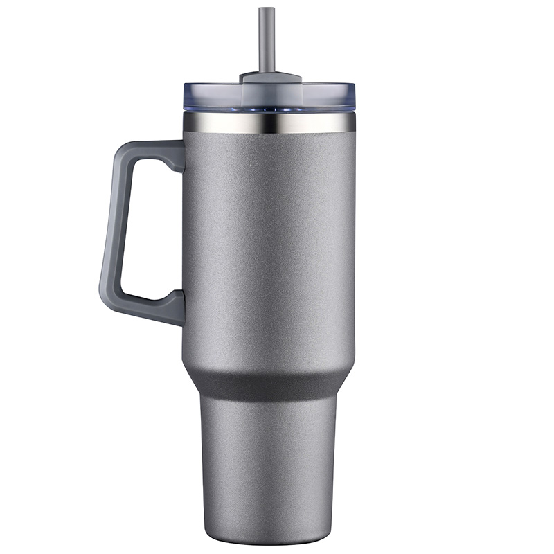 40oz. Travel Mug with Handle and Straw 3