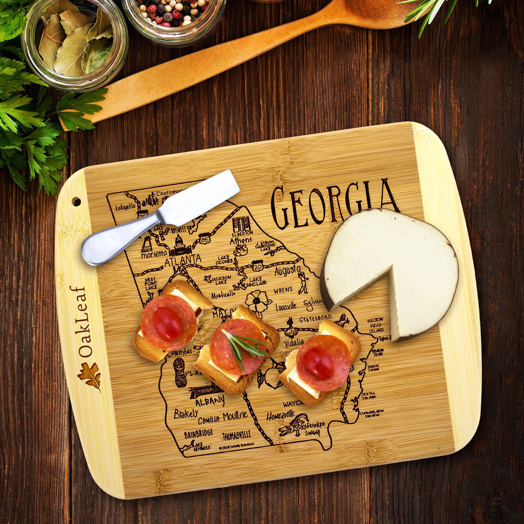 A Slice of Life Georgia Serving & Cutting Board 10