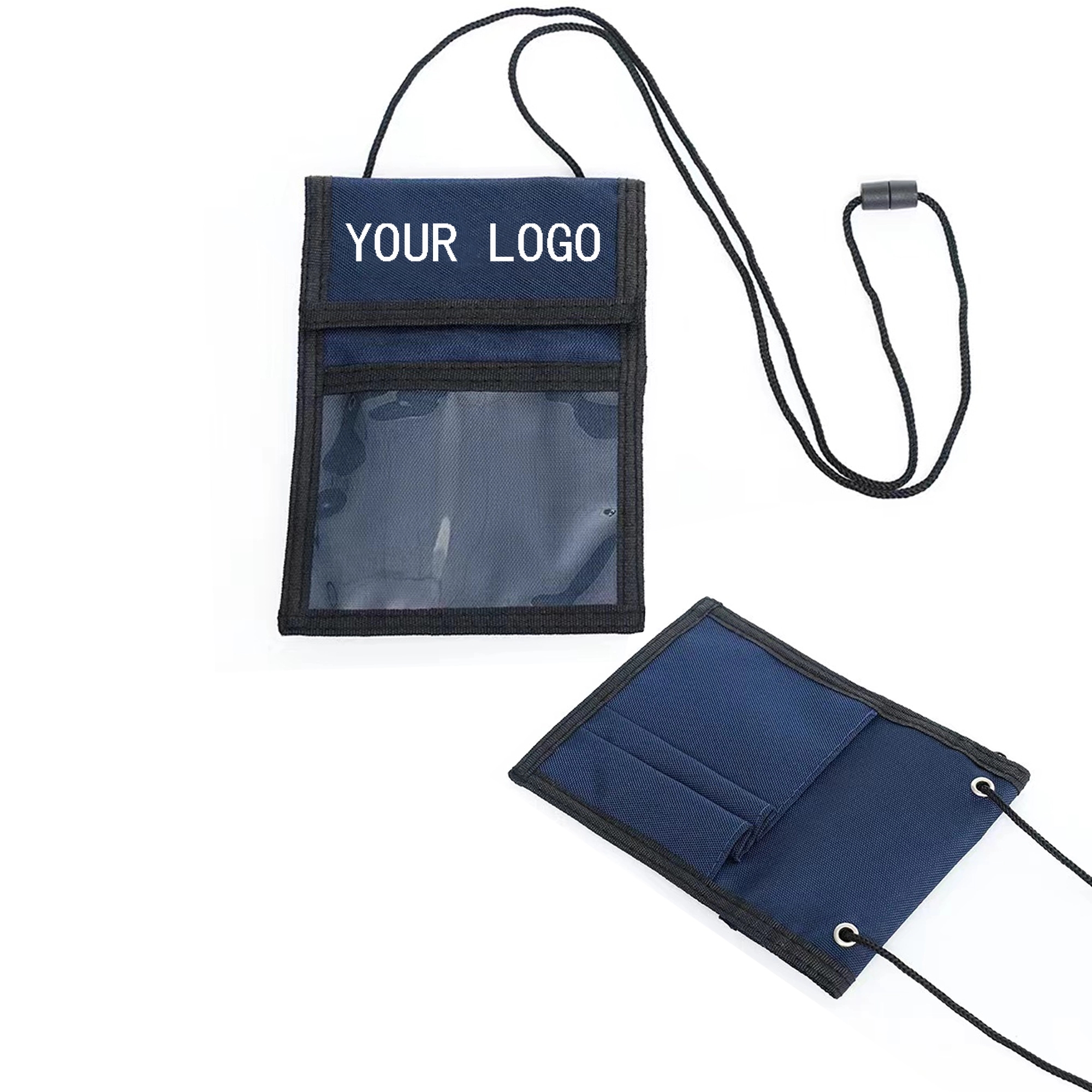 Custom Nylon Neck Wallet MOQ 100pcs 2