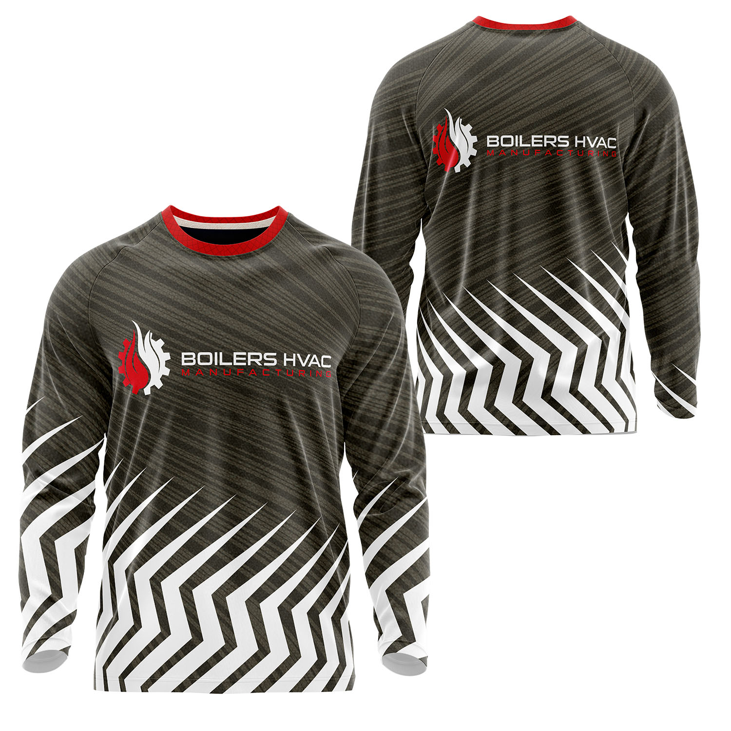Unisex 150 GSM Poly Interlock Performance Long Sleeve Sublimation T-shirt 4
