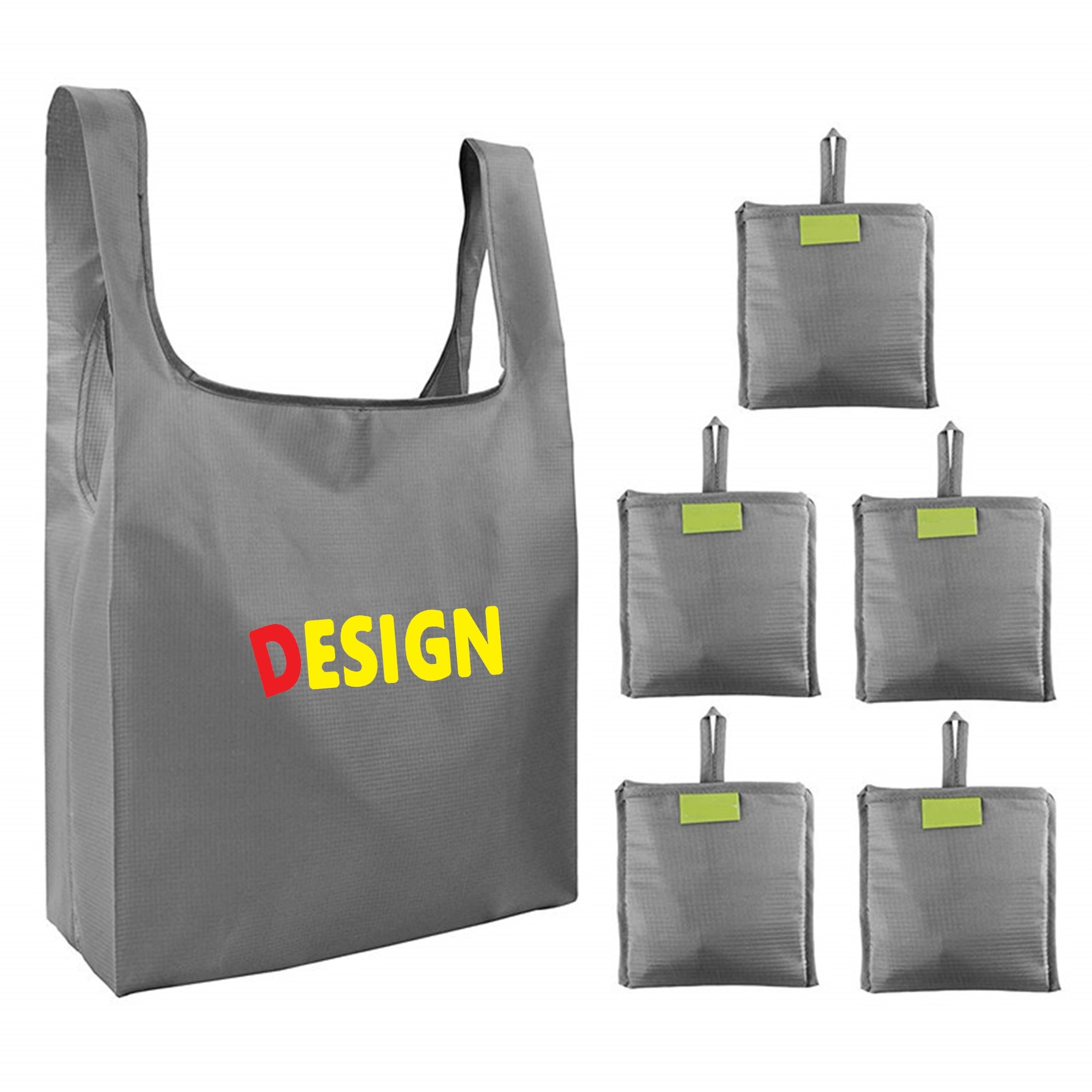 Folded Reusable Grocery Bag 1