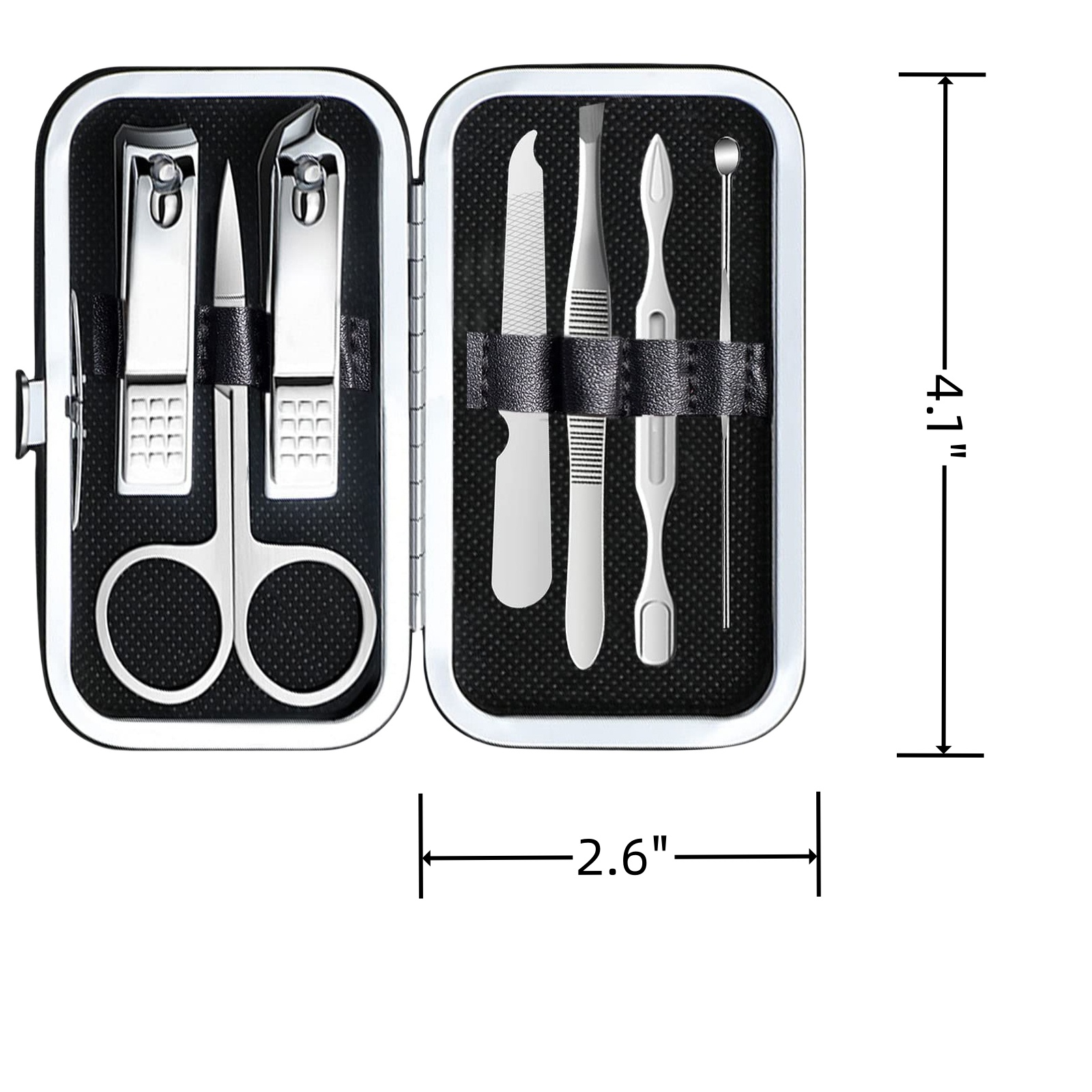 Staiiless Seel Nail Clipper Set Manicure Kit MOQ20 2