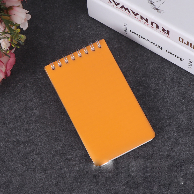 Waterproof Paper Notebook w/ Cover Top-Spiral Memo Book 8