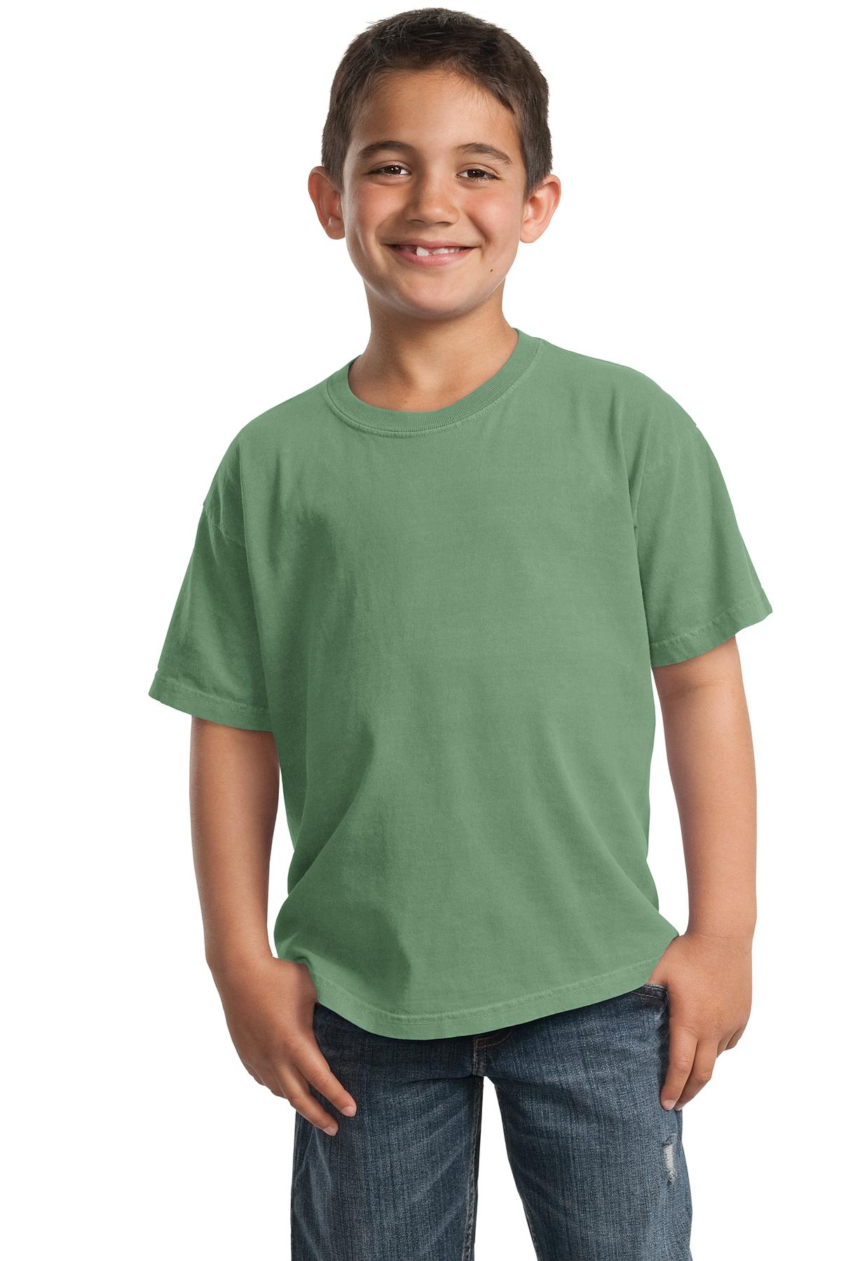 Port & Co Youth Beach Wash Garment-Dyed Tee. PC099Y 126