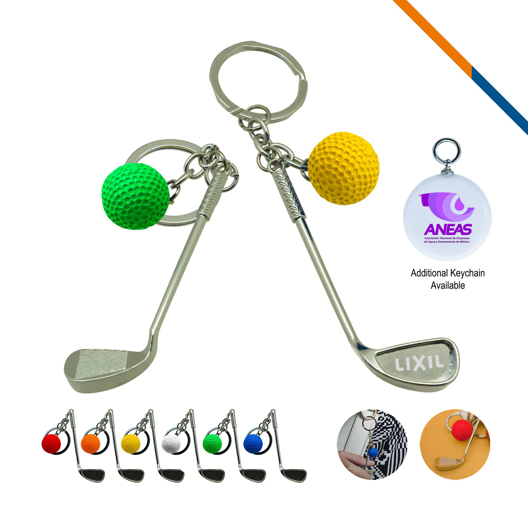 Torrie Golf Clubs Keychain 3