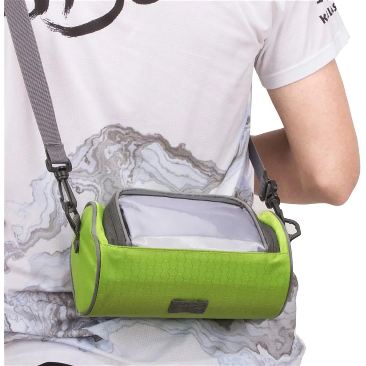 Large Capacity Outdoor Bike Handlebar Bag With Touch Screen 6