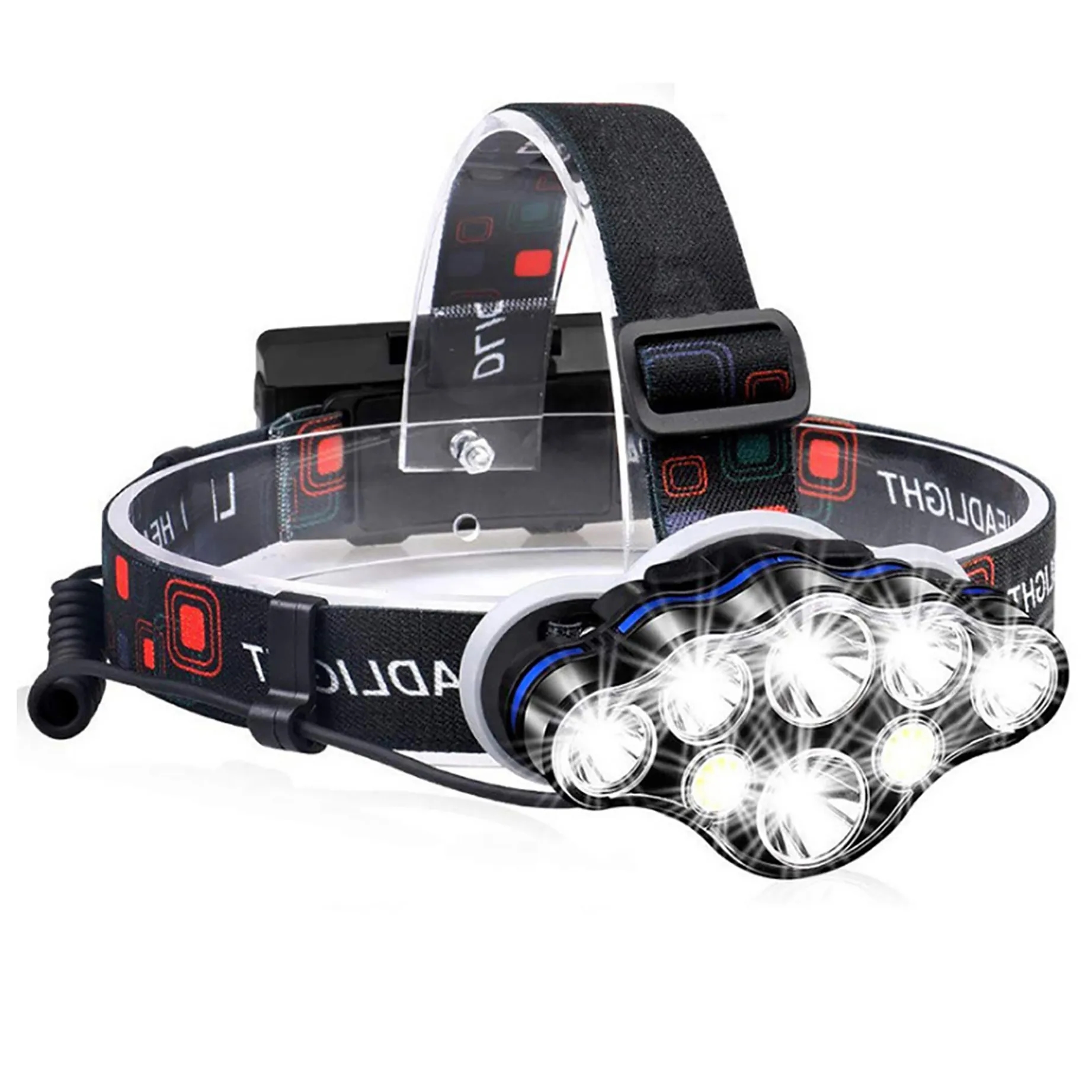Charging Light Weight Waterproof High Lumen LED Headlight 6