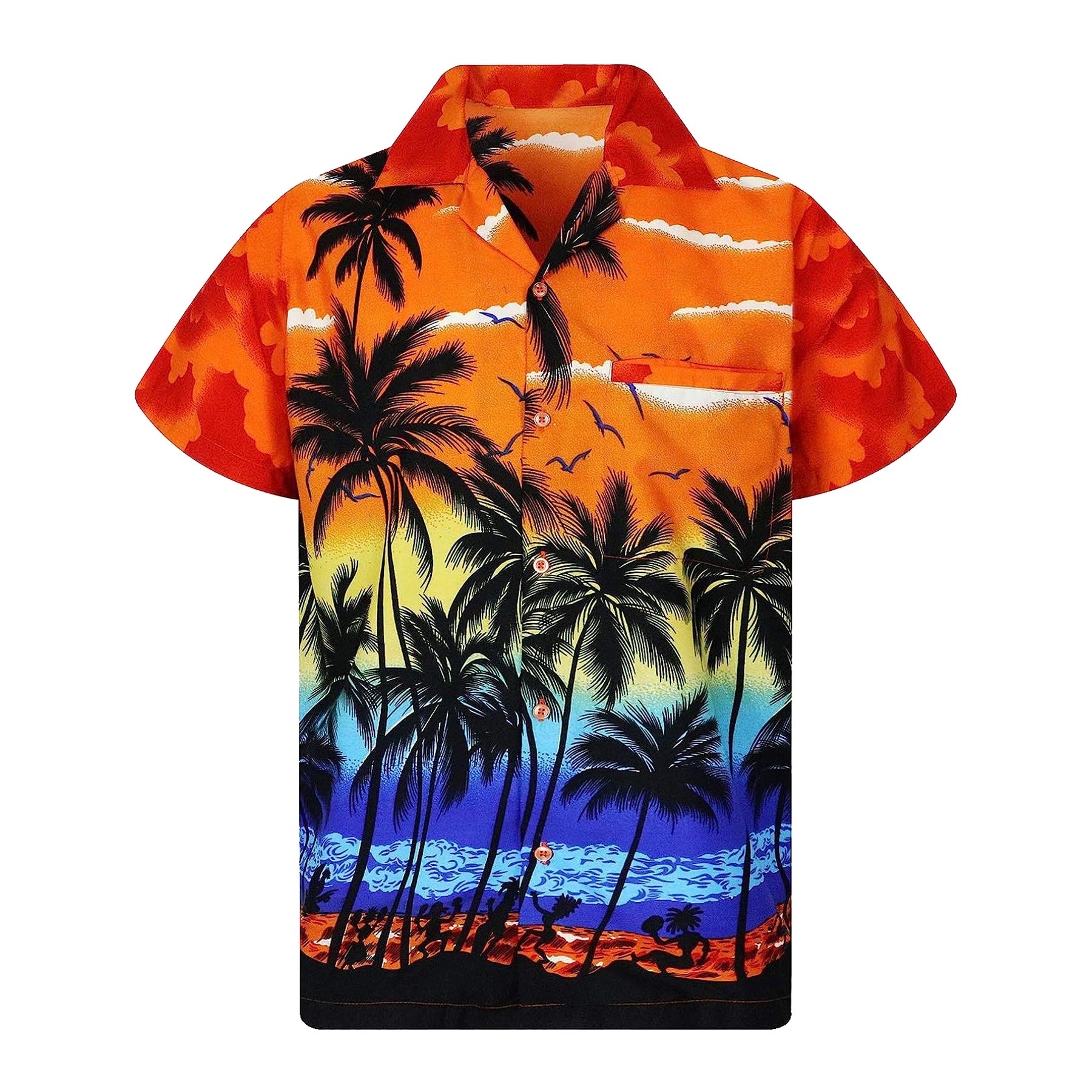 Mens Hawaiian Short Sleeve Shirt 17