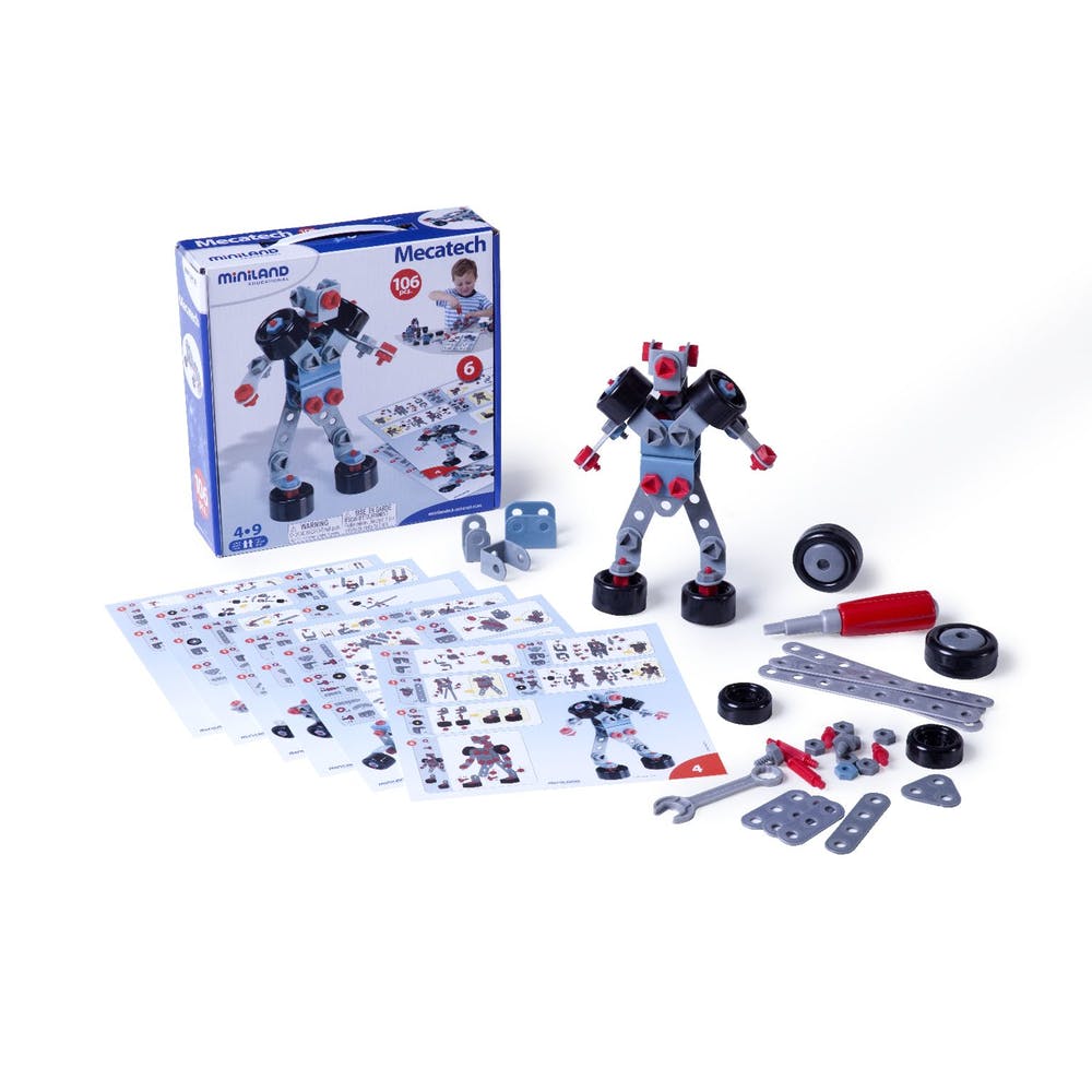 Buildable Robot Kits - 106-Piece Ages 4+