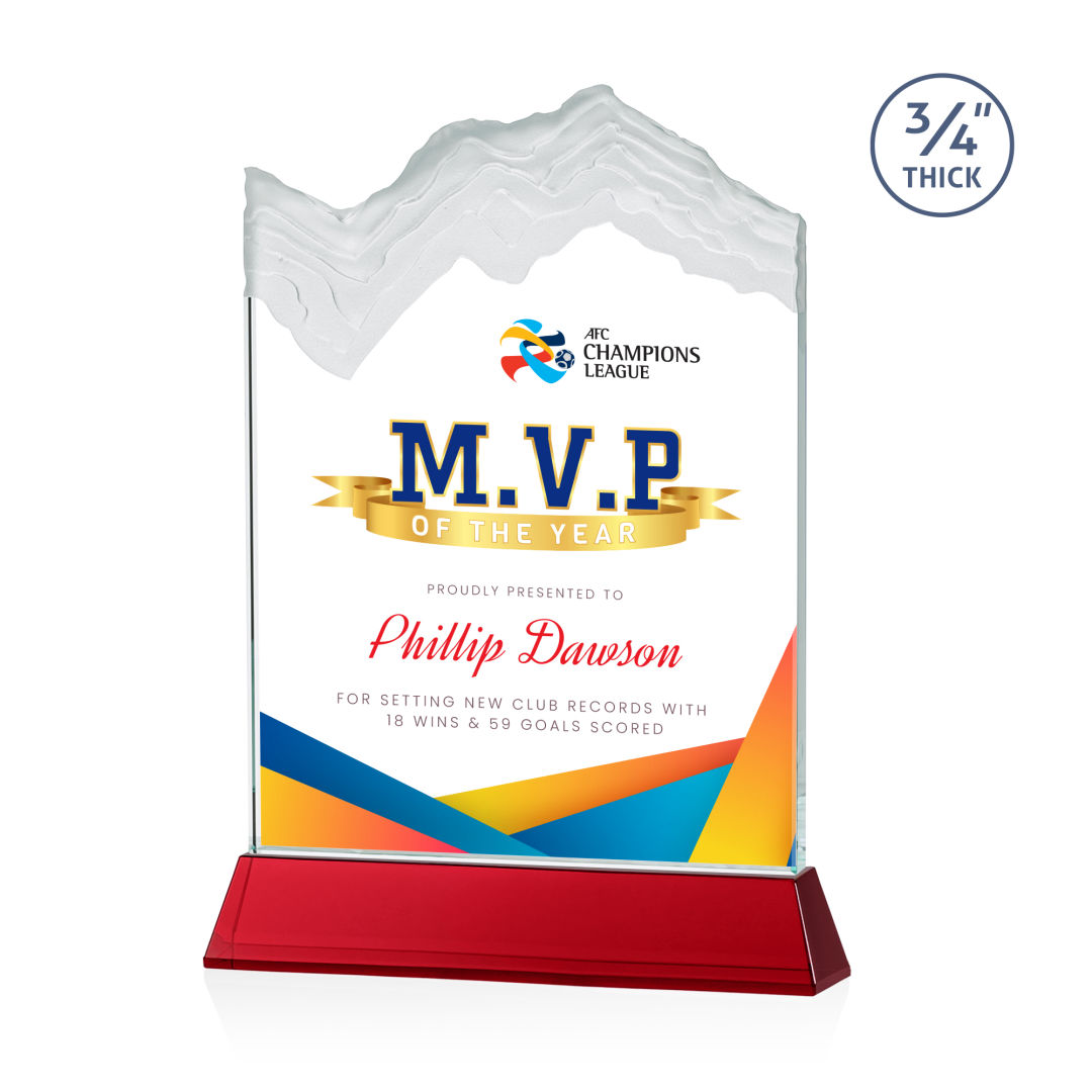 Kilimanjaro VividPrint™ Award on Newhaven - Red 2