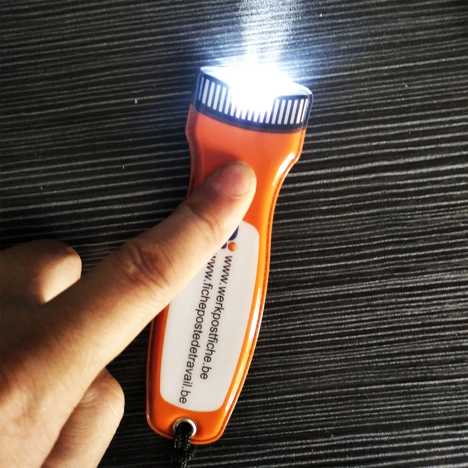 PVC LED Flashlight Key Chain 5
