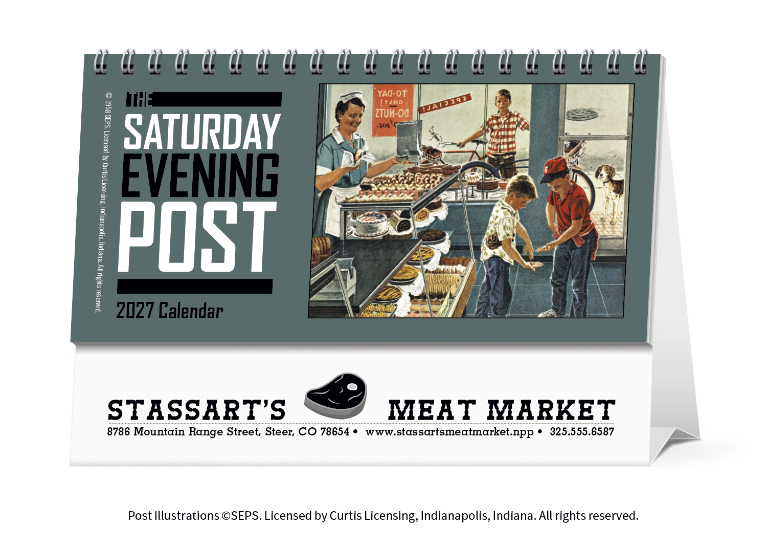 Triumph® Calendars The Saturday Evening Post Desk Calendar 43