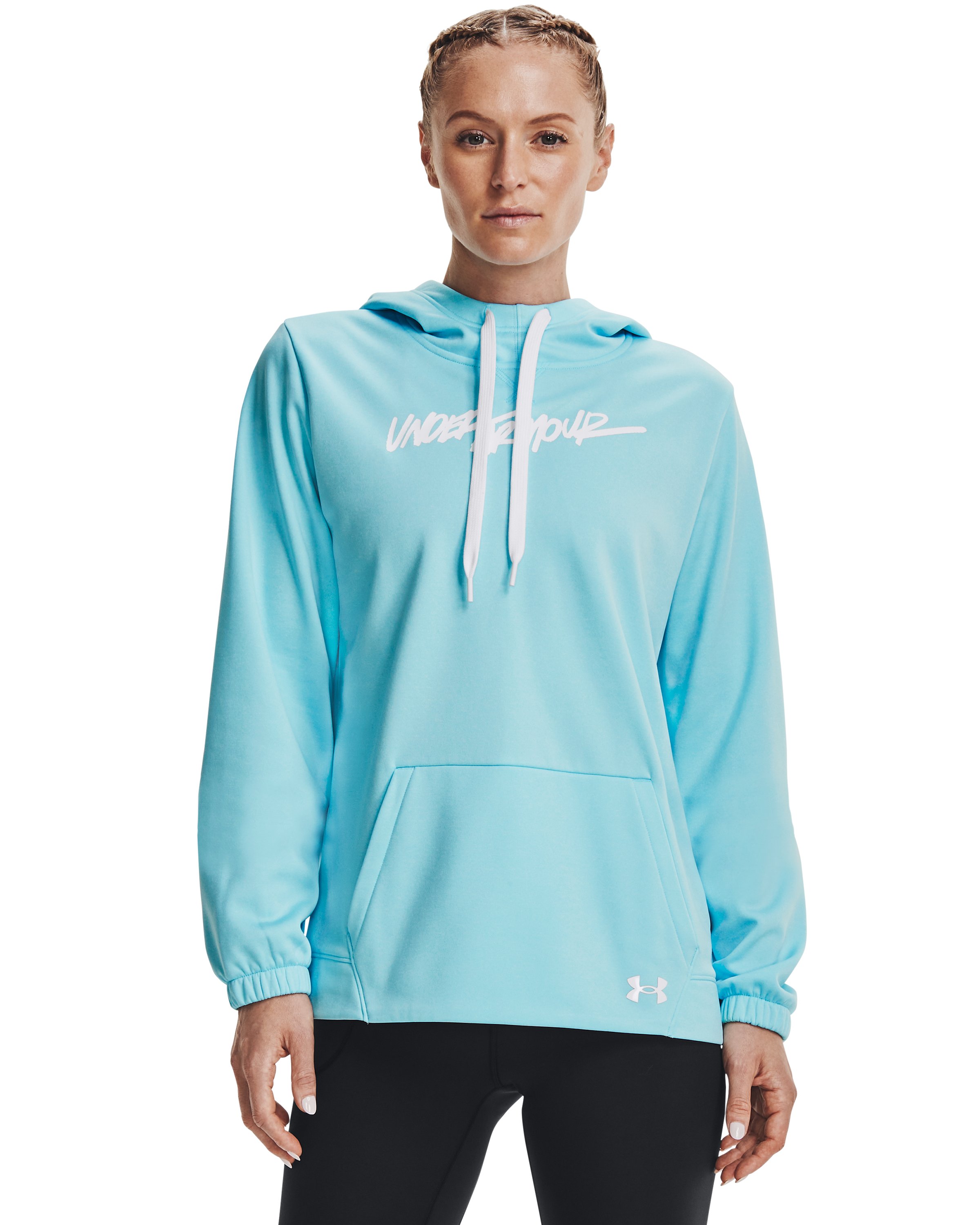 Women's Armour Fleece Script Hoodie 5