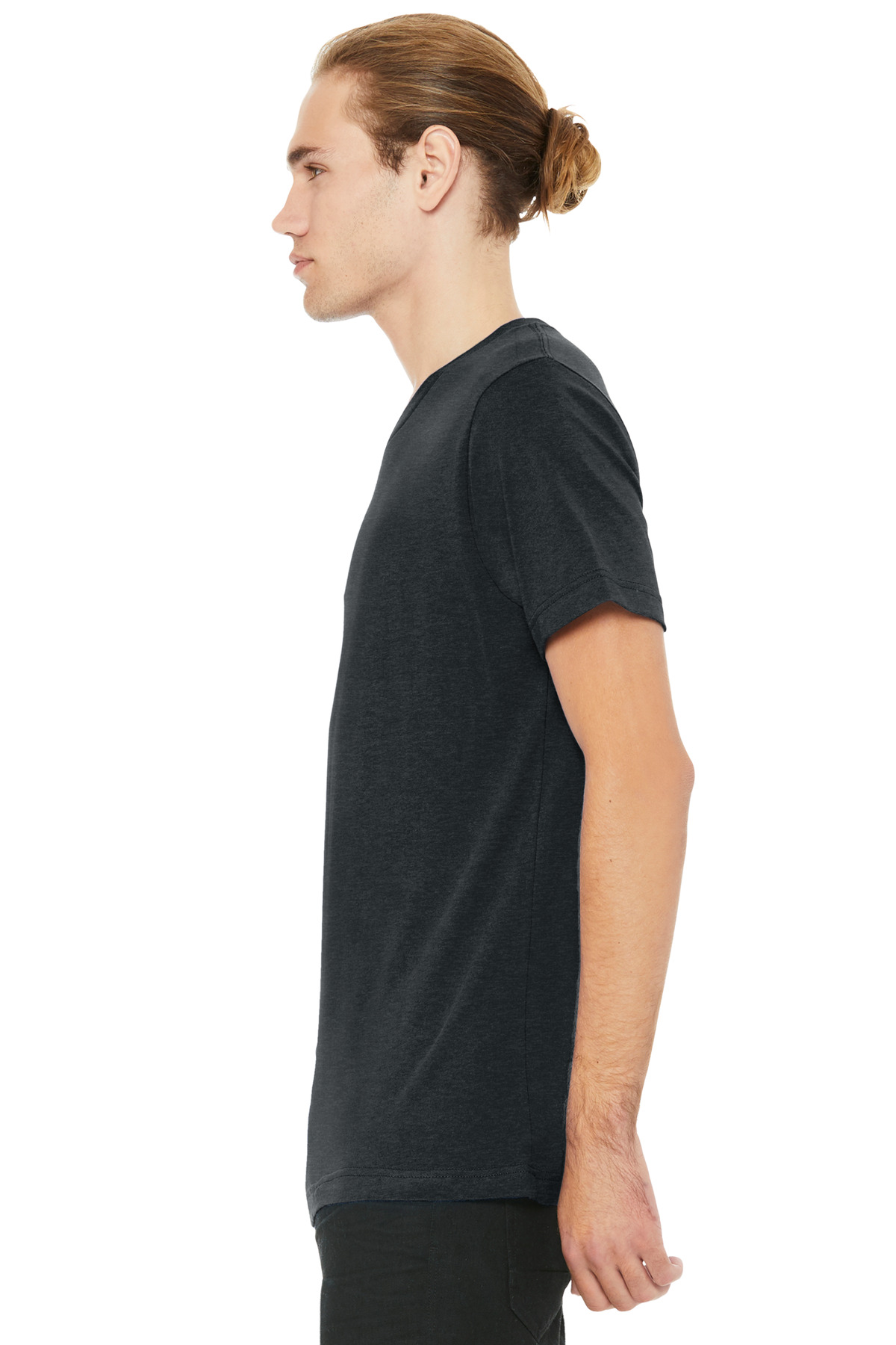 BELLA+CANVAS Unisex Heather CVC V-Neck Tee BC3005CVC 65
