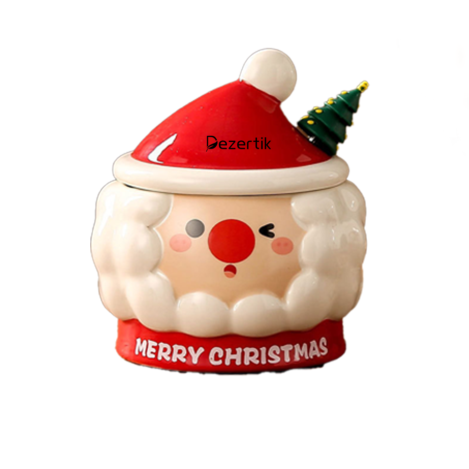 15OZ Santa Claus Mug with Spoon for Home Use 6