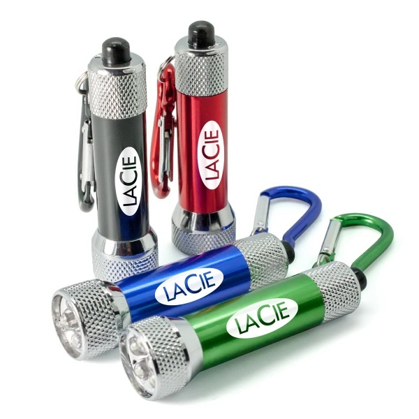 5 LED Flashlight with Carabiner 1
