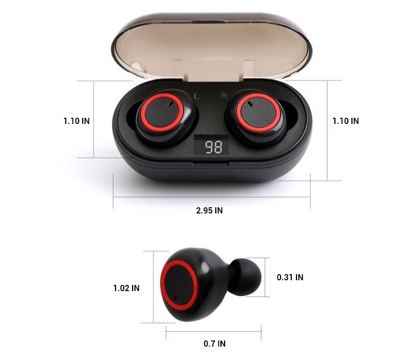 Wireless Bluetooth 5.0 IPX4 TWS Earbuds 1