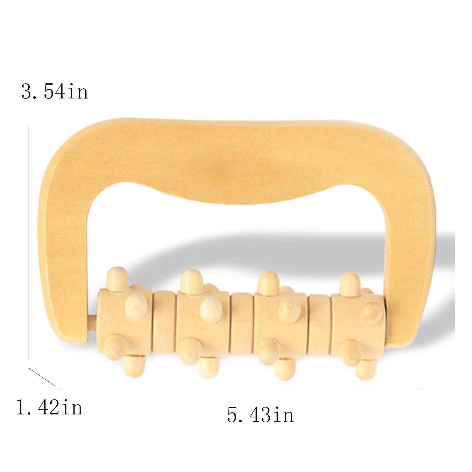 Handheld Wooden Roller Massager 8