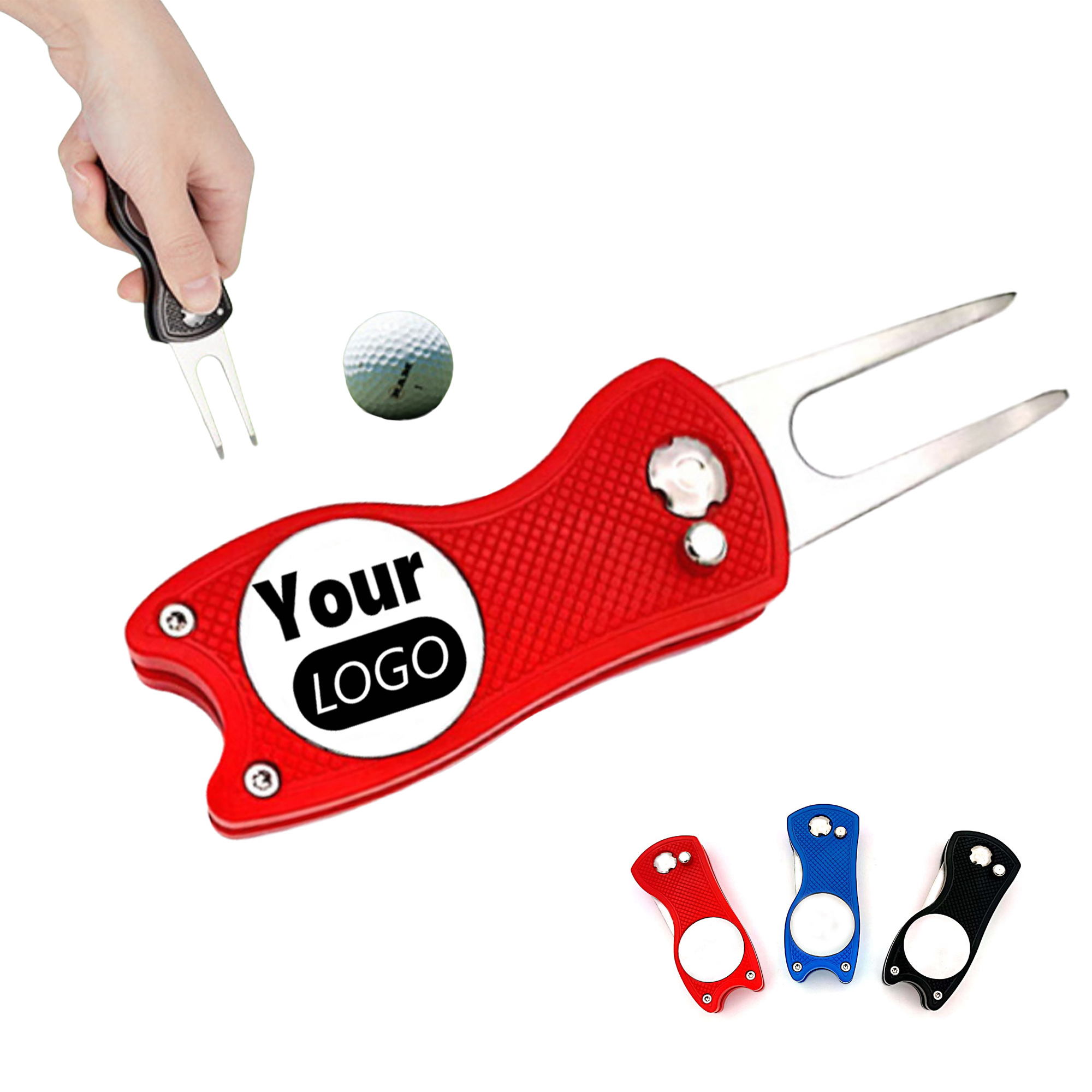 Foldable Divot Repair Tool for Golf by Green Fork 2
