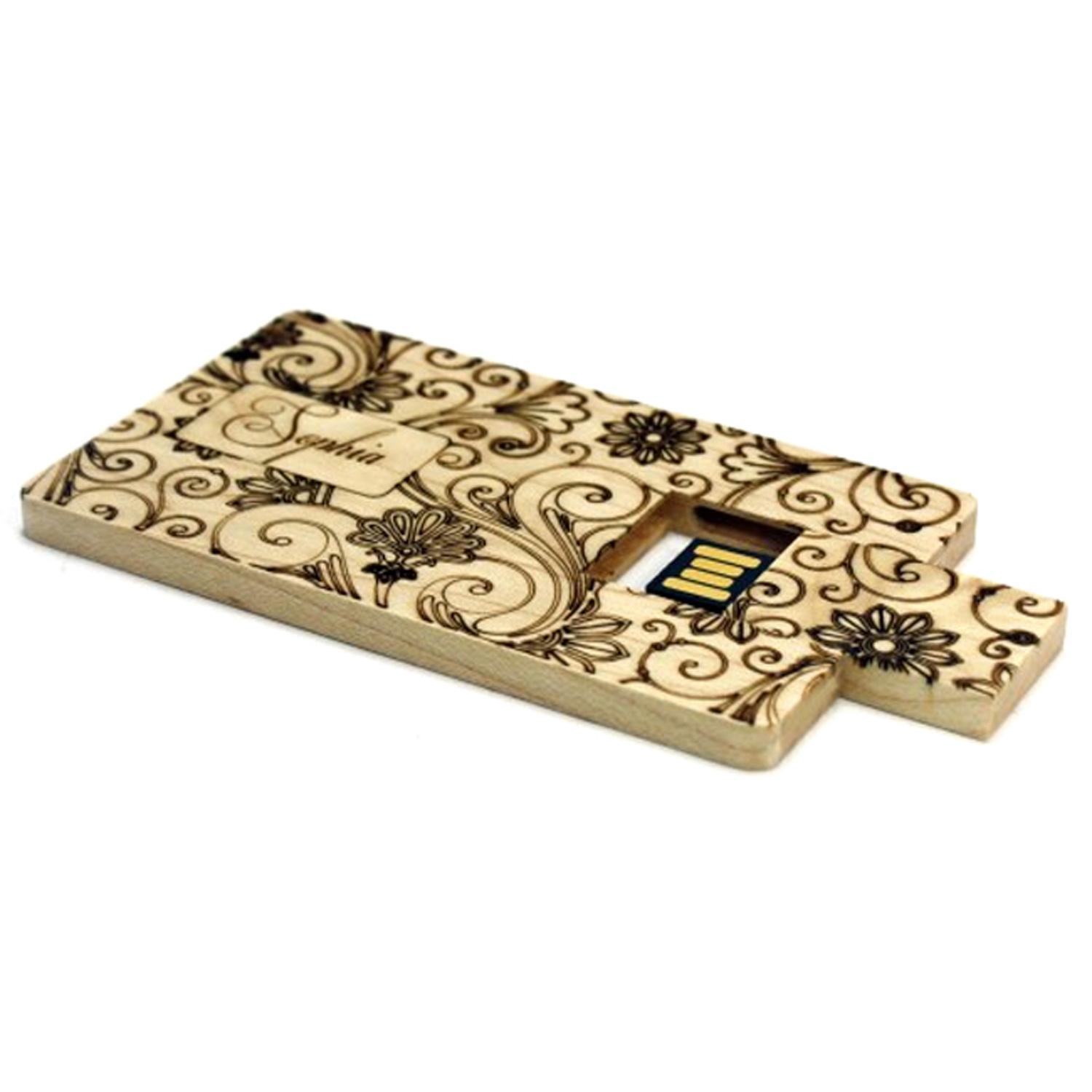 Wooden Card USB Drive 5