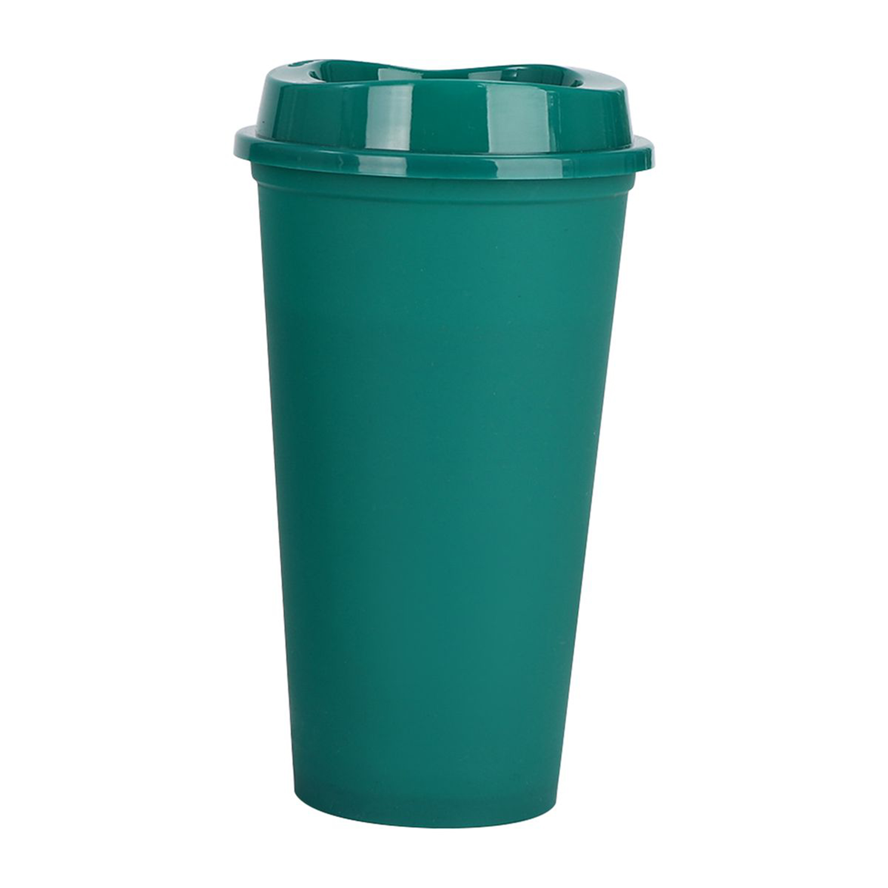 16 Oz. Plastic Coffee Cup With Lid 12