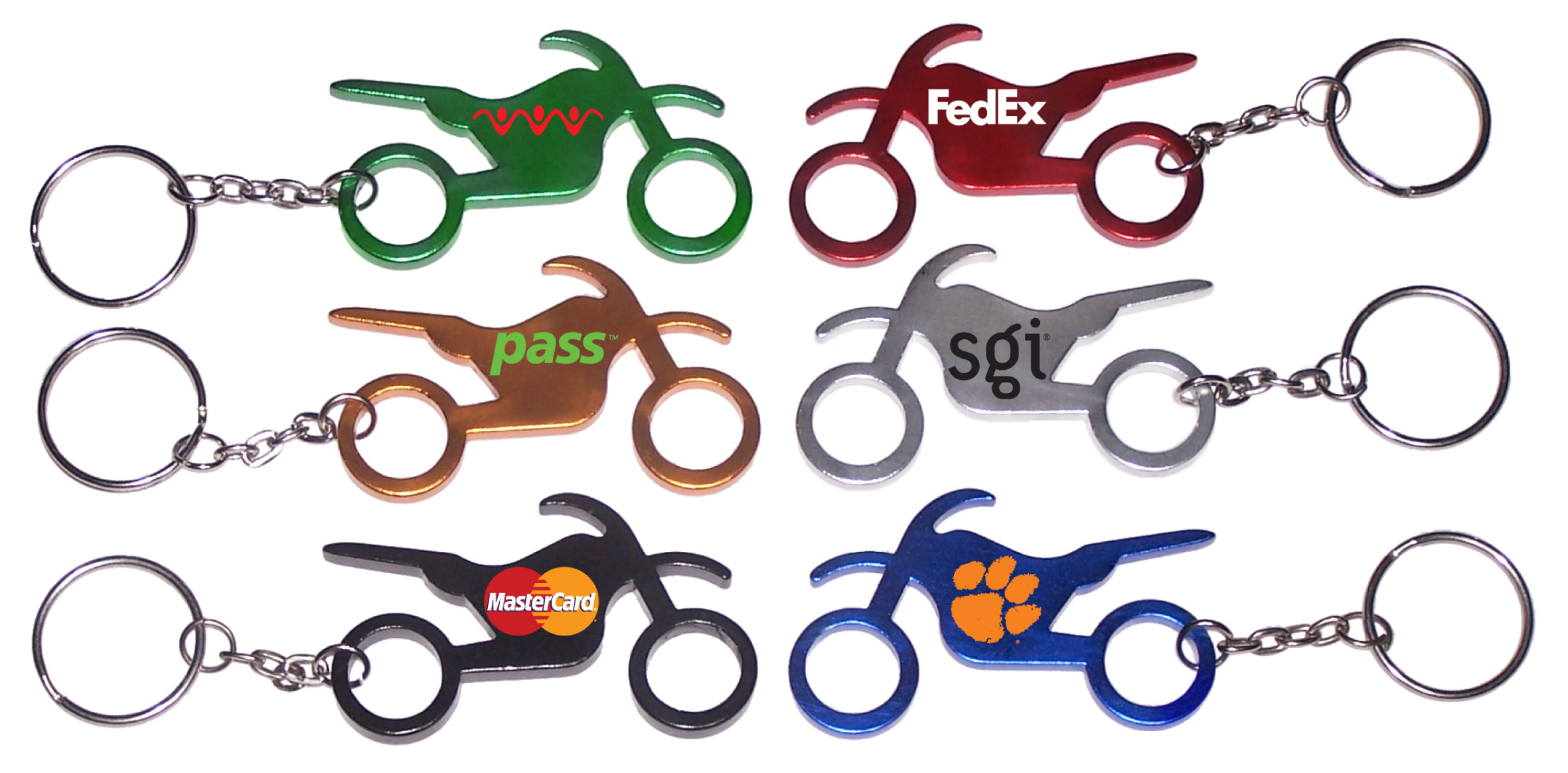 Motorbike Shape Bottle Opener Key Chain