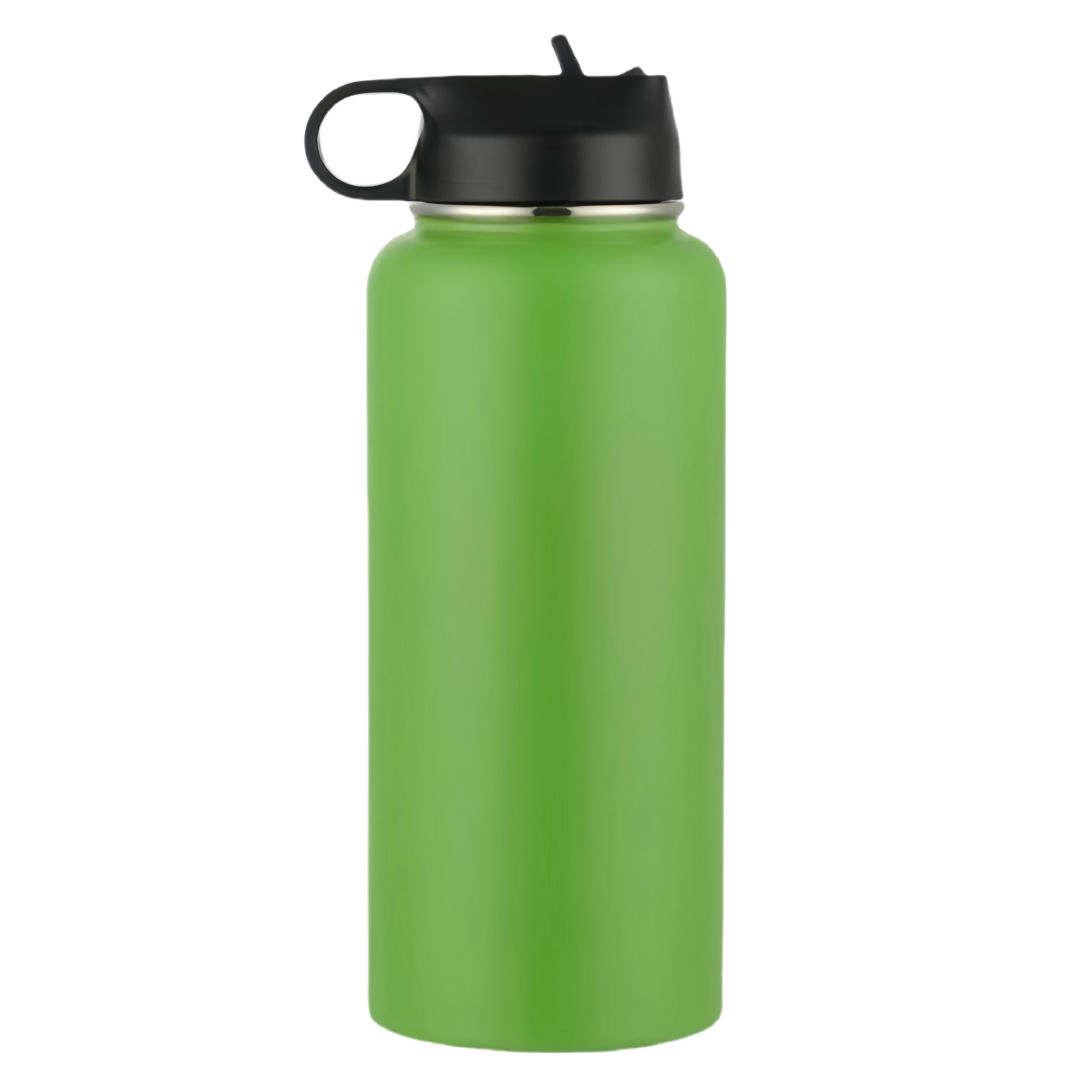 32oz Stainless Steel Vacuum Insulated Water Bottle with Straw Lid, custom water bottle with logo imprint 2