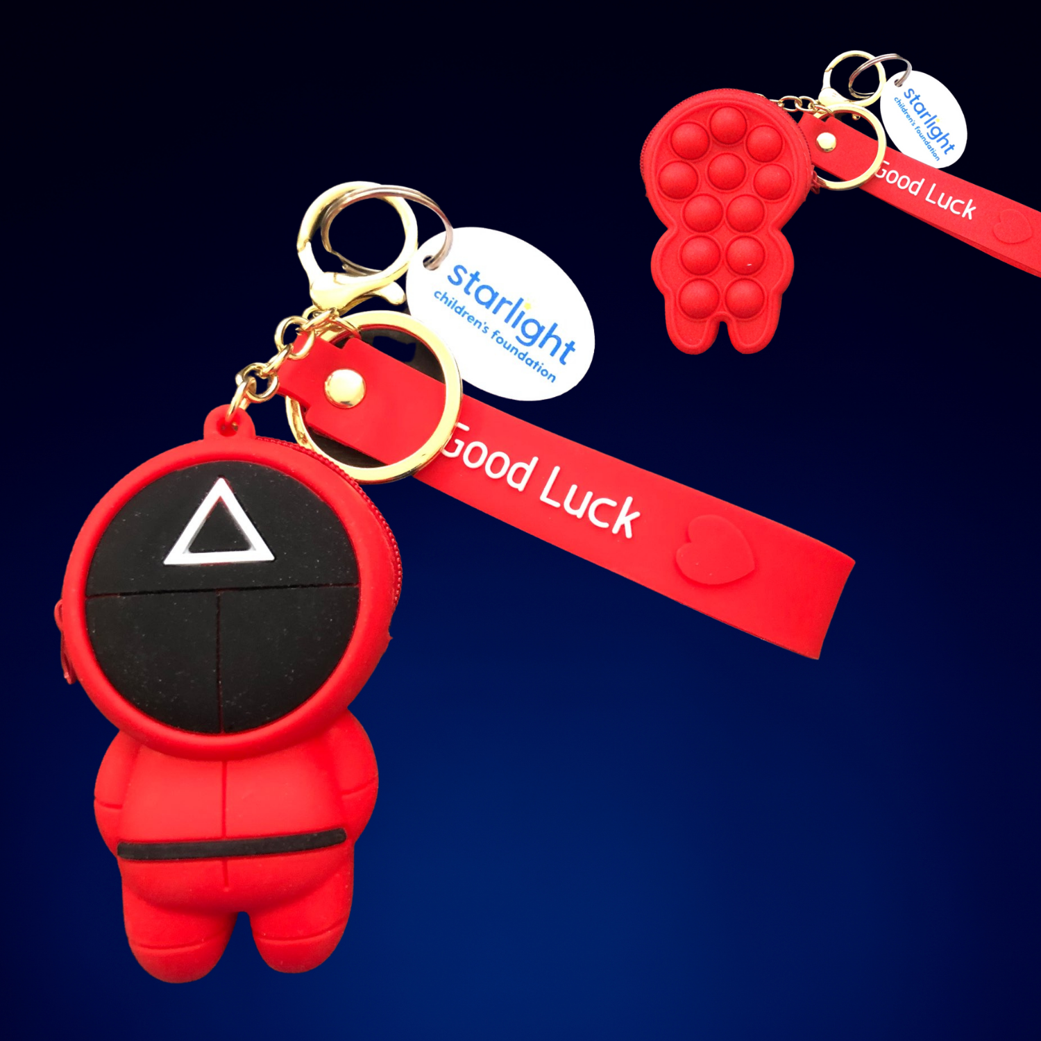 Squid Game Pop-It Pouch w/ Custom Printed Key Tag 3