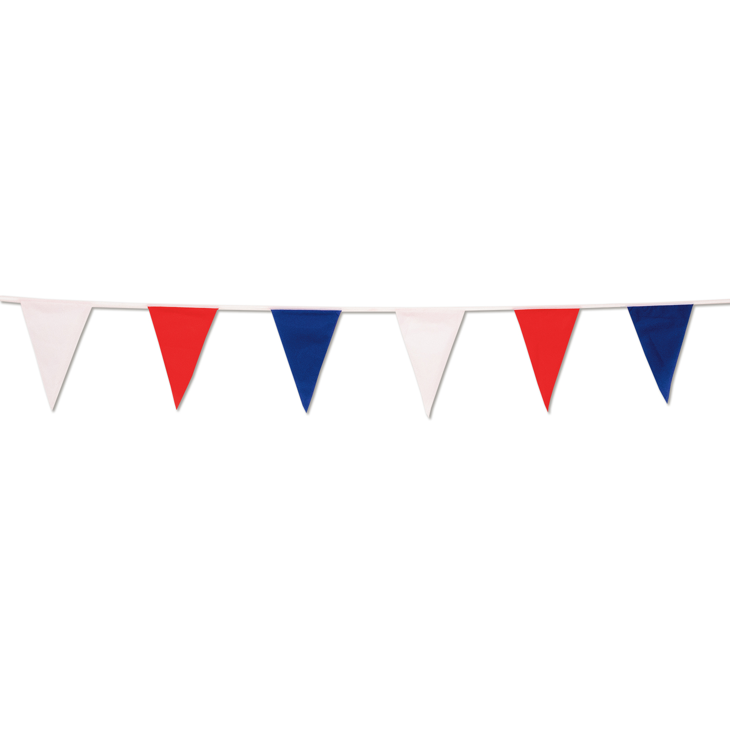 60' Red, White & Blue Pennant String 3