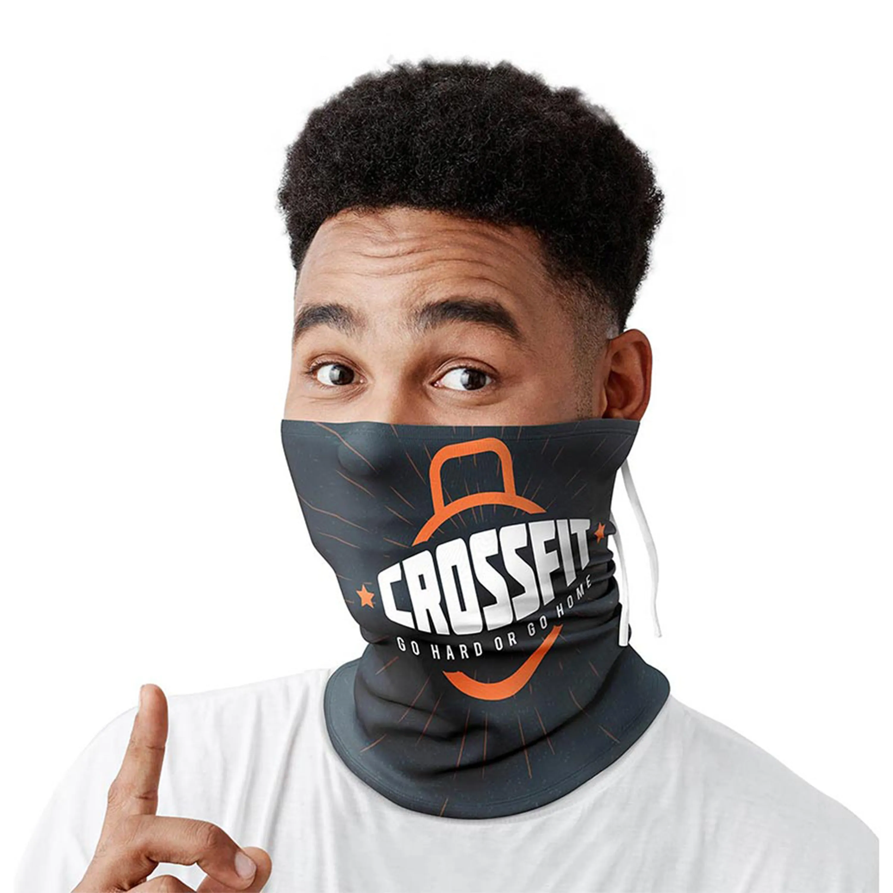 Fully Sublimated Adjustable Neck Gaiter. S&L sizes 1