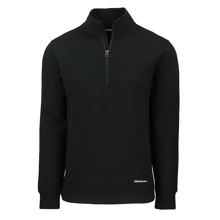 Cutter & Buck Roam Eco Recycled Quarter Zip Pullover, custom hoodie or sweatshirt with logo imprint 3