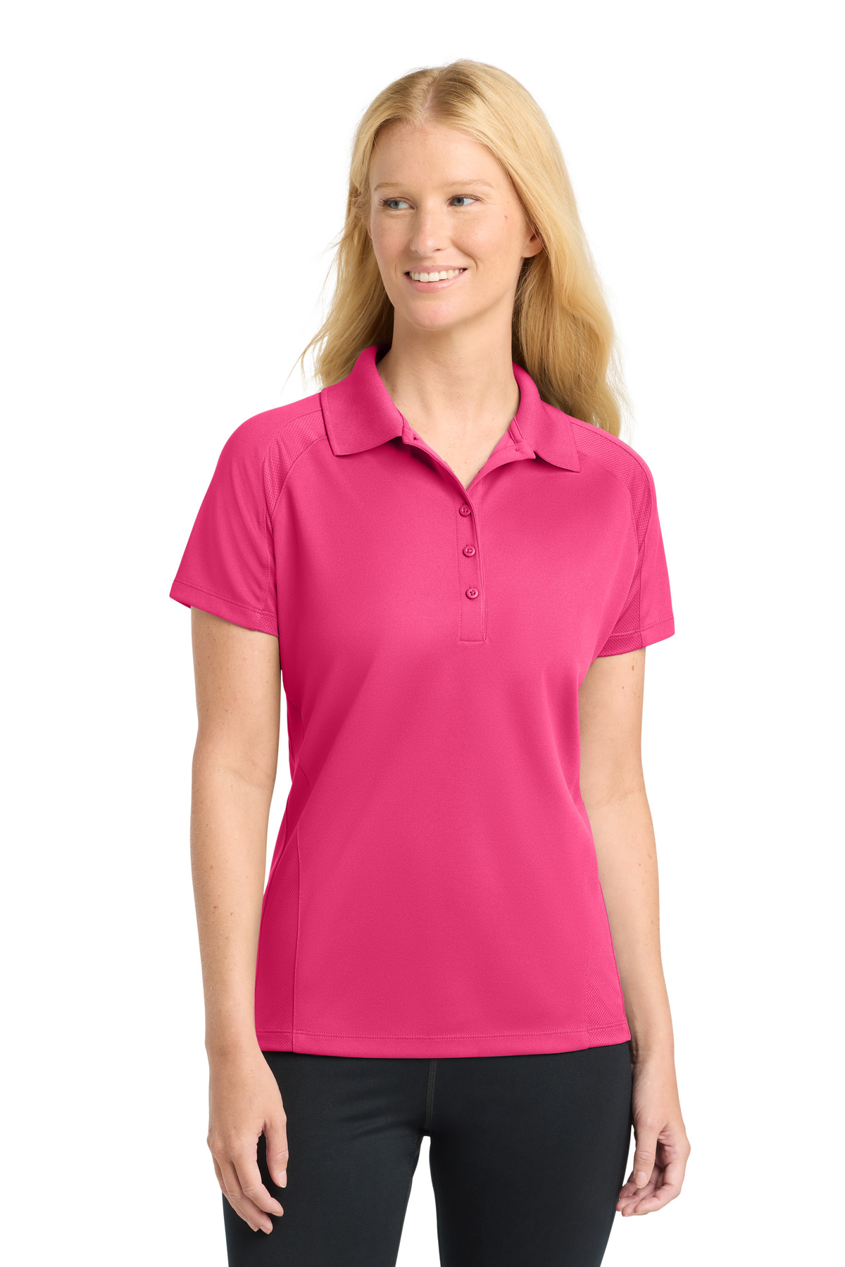 Sport-Tek Women's Dri-Mesh Pro Polo. L474 10